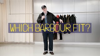 Barbour Fit Guide Os, Transport, Bedale & Kaptain Sunshine
