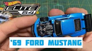 Ford Mustang з відкидним капотом? Насправді можна зняти капот і глянути на мотор! Hot Wheels Elite64