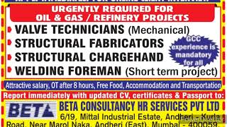 5 October 2022 Gulf Job Vacancy  II Europe jobs 2022  @Career Points