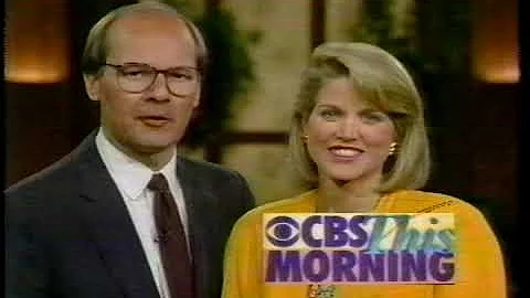 "CBS This Morning With Harry Smith & Paula Zahn" Commercial (1990)