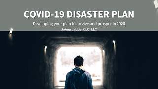Disaster Scenario Plan JoAnn Labbie,  CLO LLC