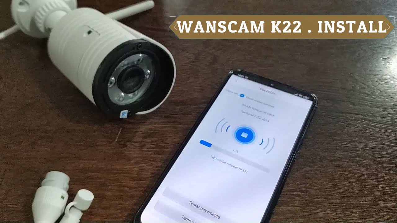 Wanscam K22 - 1080p - IP Camera - Install and test - YouTube