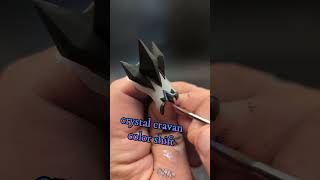 painting corax White citadel silver Fox turbo dork and crystal craven turbo dork