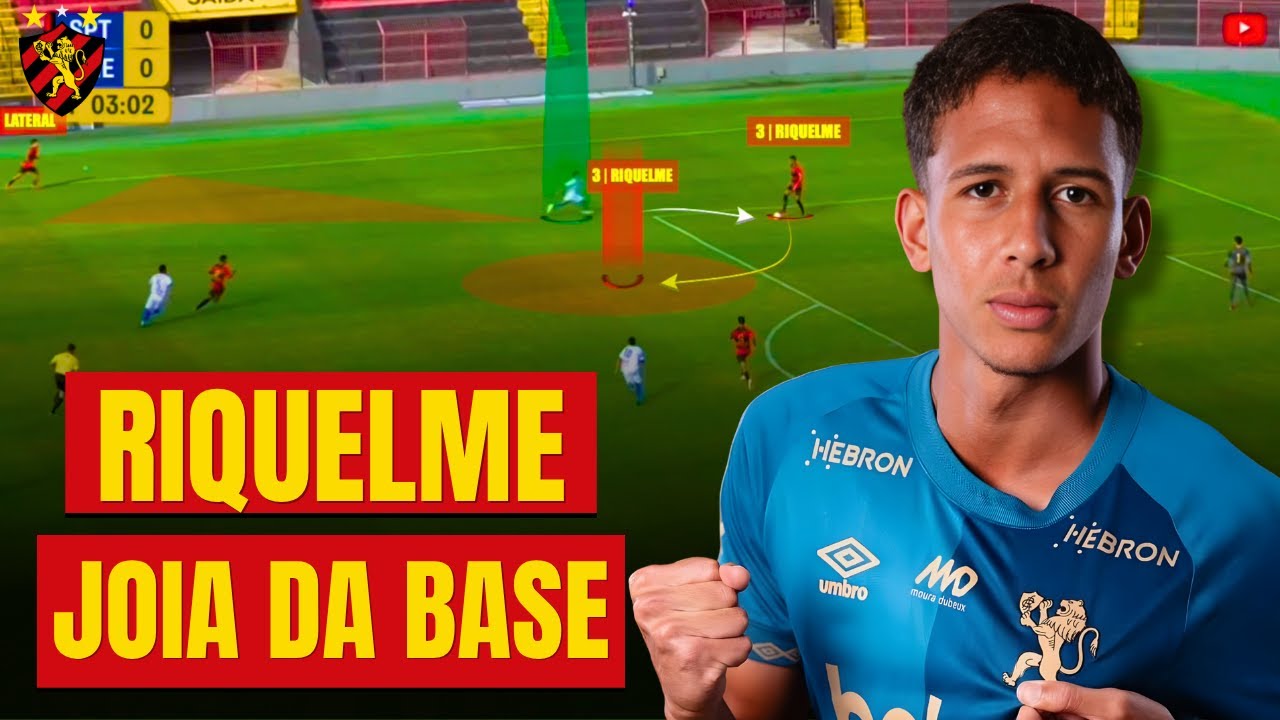 COMO JOGA RIQUELME ZAGUEIRO REVELADO PELO SPORT