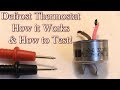 How to Test Refrigerator Defrost Thermostat & How it Works!