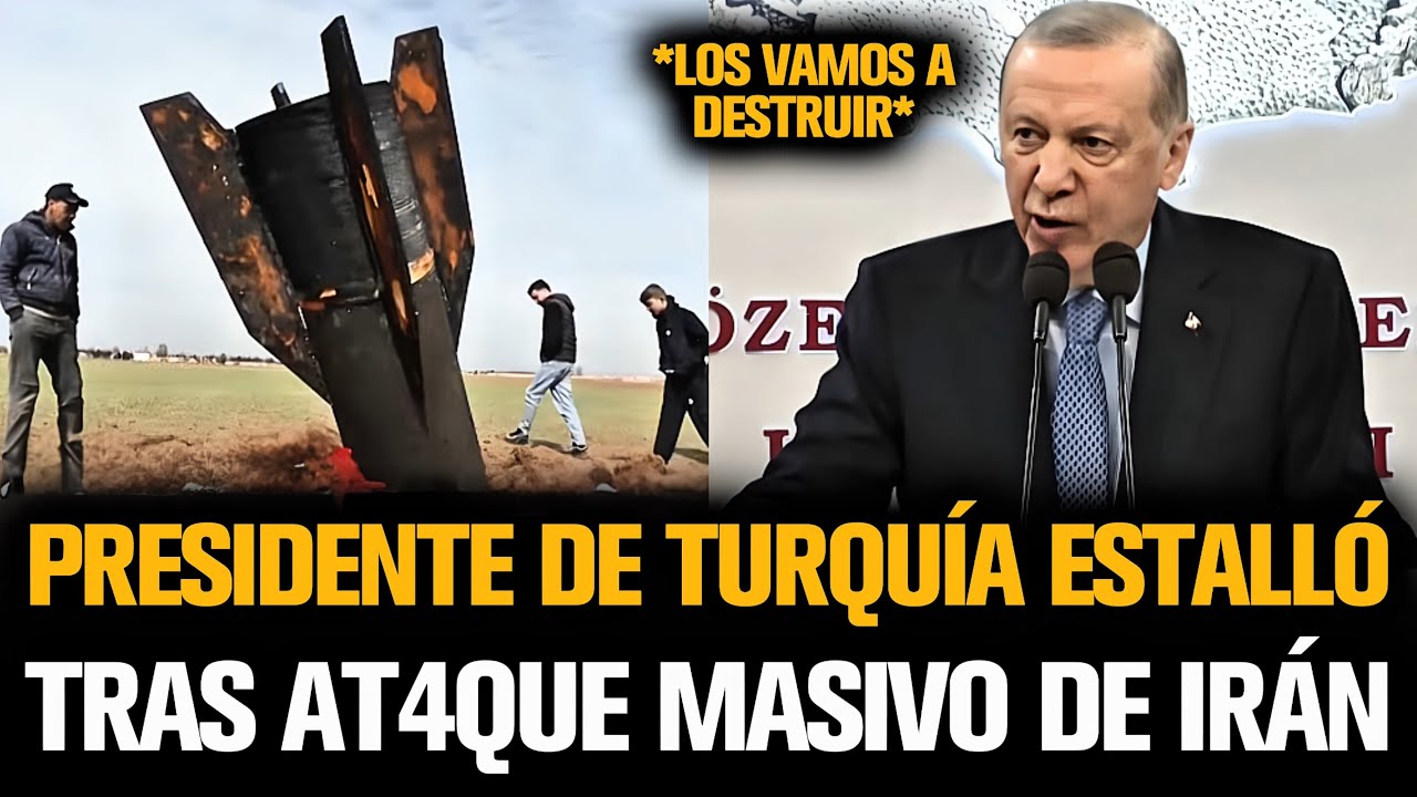 PRESIDENTE DE TURQUÍA ESTALLÓ TRAS AT4QUE MASIVO DE IRÁN