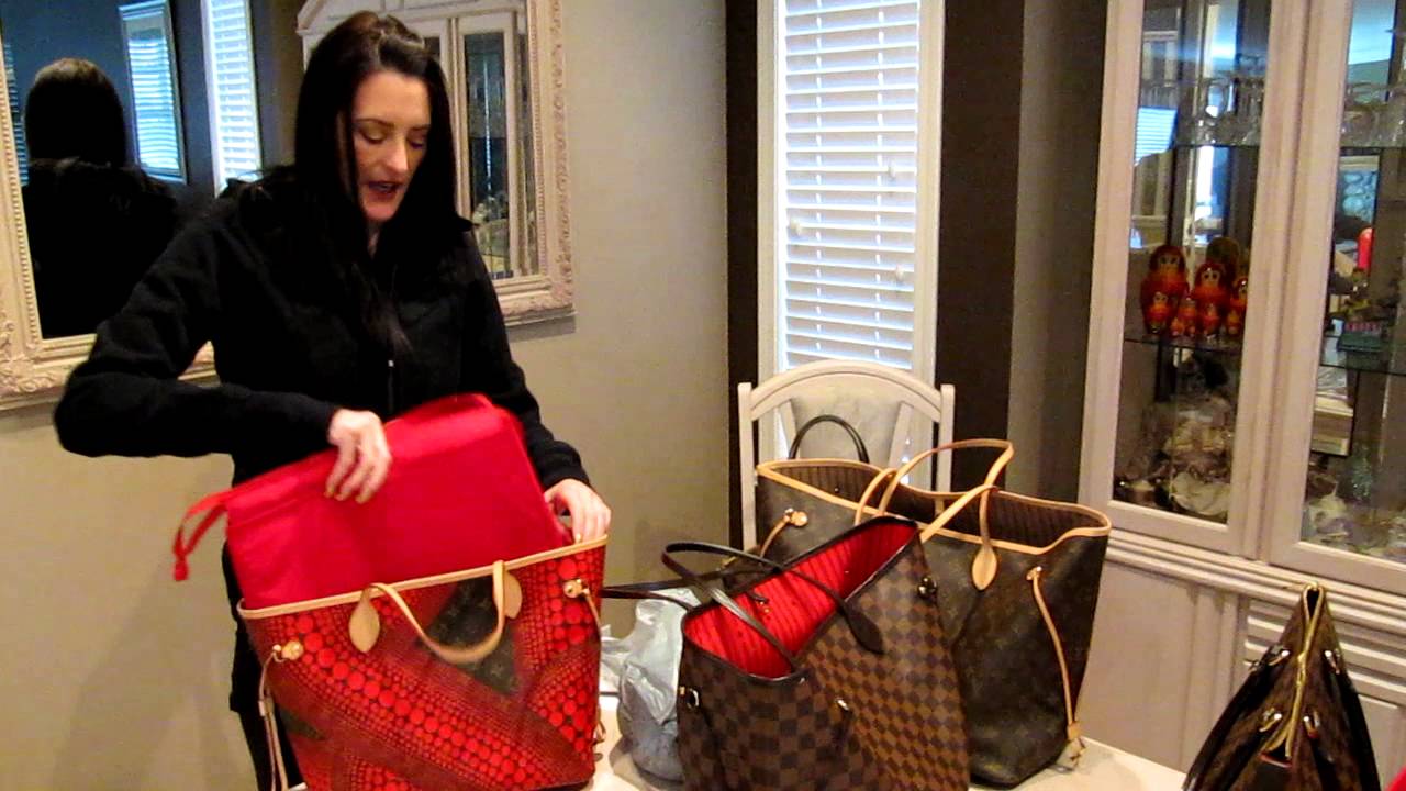 Louis Vuitton size purse organizers shown by Queenkattz - YouTube