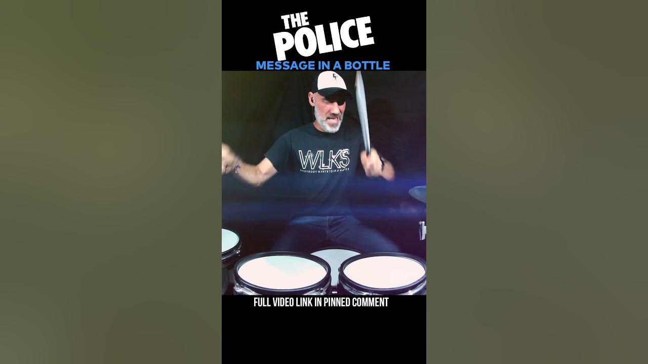 THE POLICE - Message in a Bottle #DrumCover #shorts 6
