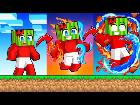 Becoming ELEMENTAL MELON in Minecraft!