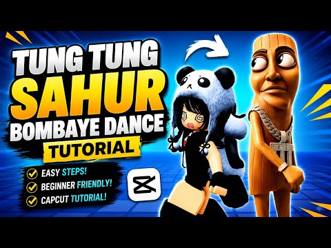 Tung Tung Sahur Bombaye dance tutorial!💅🔥 #roblox #capcut #capcutedit #robloxedit