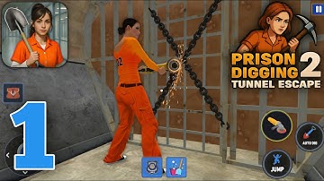 Prison Digging Tunnel Escape 2 - Gameplay Walkthrough Part 1 (iOS, Android)