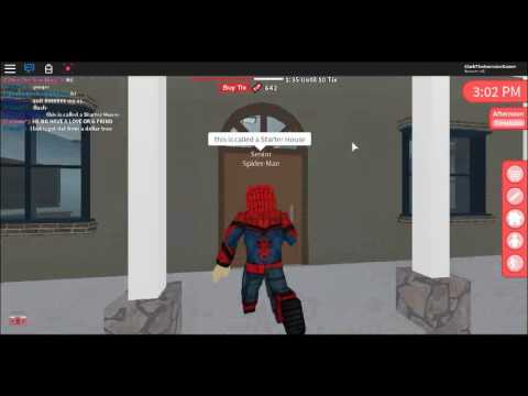 Playing Robloxian Highschool With Spider Man Youtube - how to be spiderman in robloxian high school