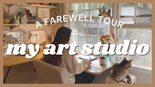 Art Studio FAREWELL Tour! Last looks of my home studio space before we move to Nashville 👀 ! #tour