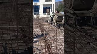 #wheelbarrow #concrete #construction #reinforcement #mason #slabcasting #roof #plumbing #electrical