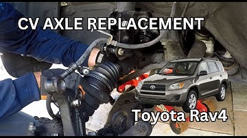 How to Replace CV Axle on a Toyota RAV4 -  years from 2006 to 2012 (Driver Side) | Easy Step-by-Step