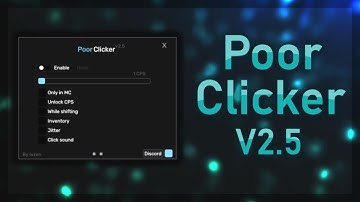 ⚡PoorClicker V2.5 FREE AUTOCLICKER + Click Sound / Jitter (Badlion Client | Lunar Client | AZ...)⚡