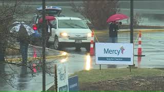 First drive-up COVID-19 testing center opened at Mercy Virtual Care Center