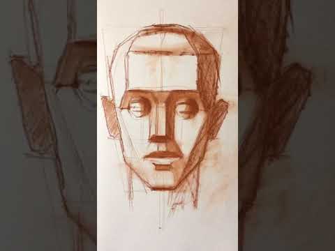 Как рисовать голову человека (пропорции)