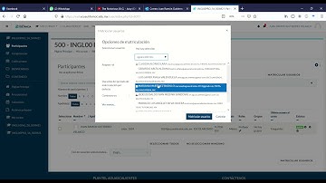 ¿Cómo matricular alumnos en Moodle?
