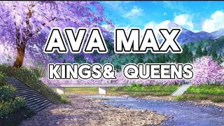 AVA MAX - KINGS & QUEEN (LYRICS)