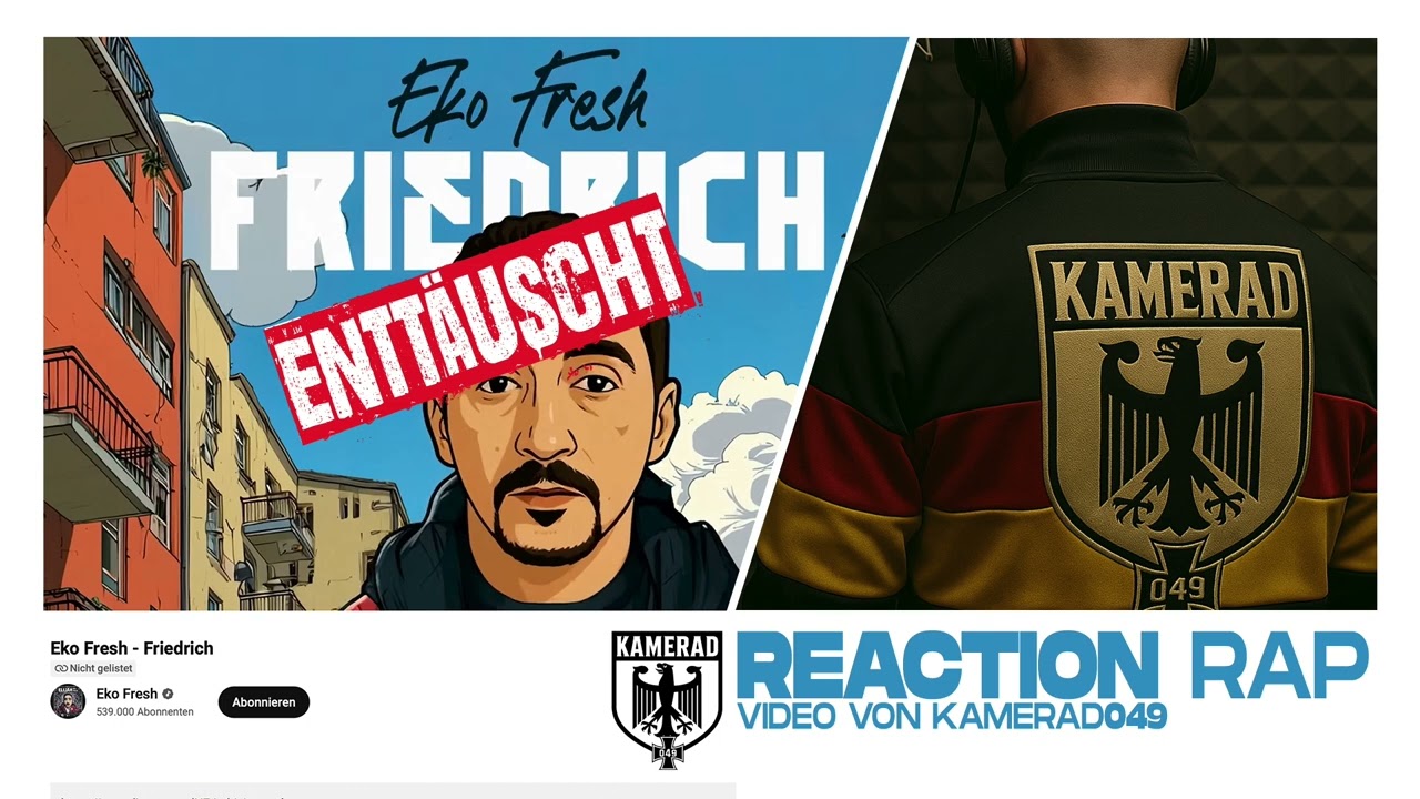 Kamerad049 – Eko Fresh Friedrich | Reaction Rap Video