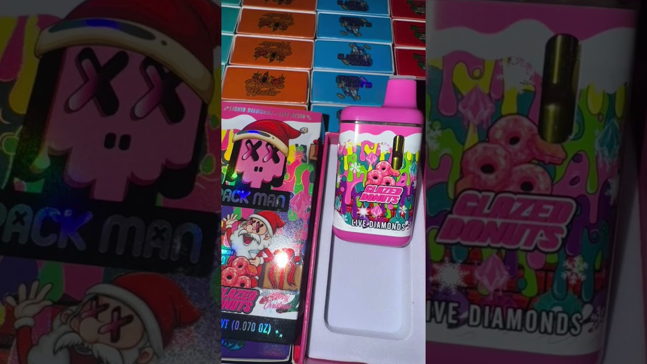 Packman 2G Liquid Diamonds Review 💎 Live Resin Xmas Edition 