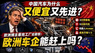 机器人24小时不停产:中国造车成本低到欧洲无法竞争?