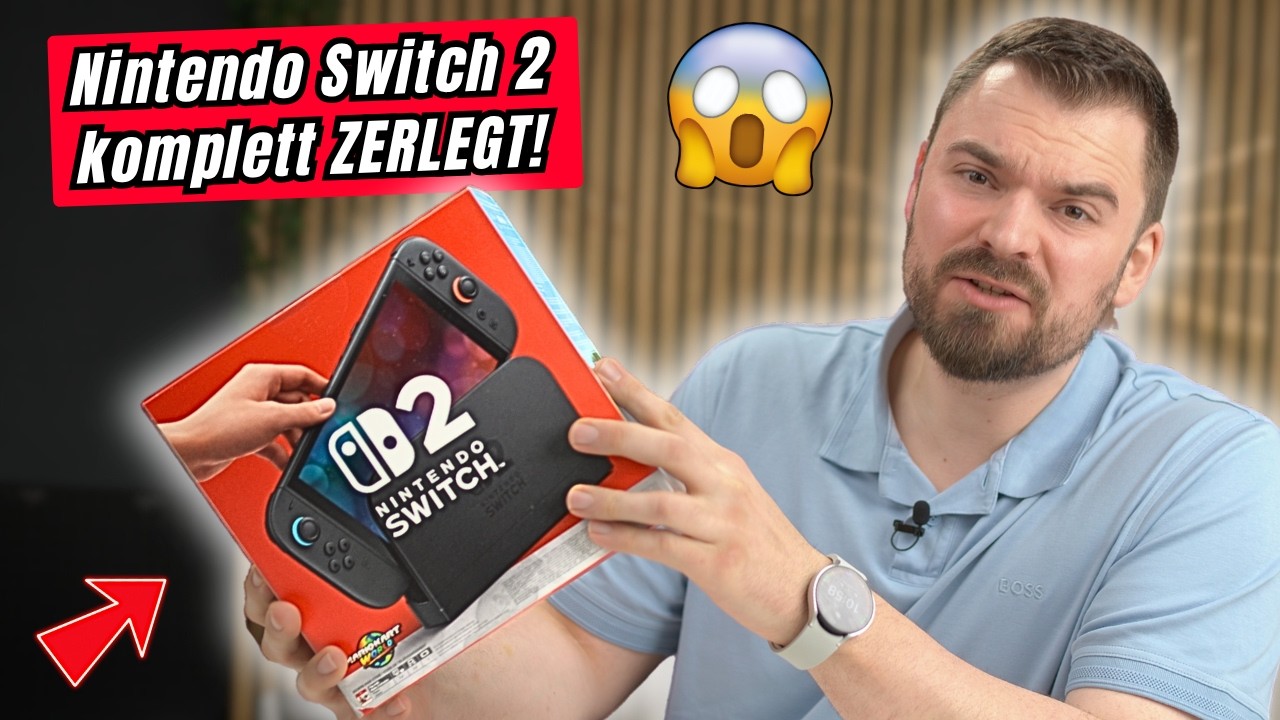 Exklusiv: Nintendo Switch 2 komplett zerlegt – so sieht sie innen aus