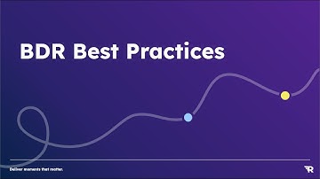 Reachdesk Webinar: BDR Best Practices - April 2022