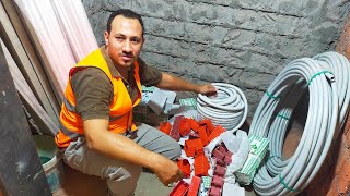 شرح تاسيس بيت الهندسه PVC الحلقه الاولي