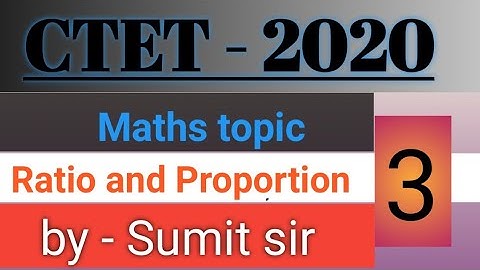 Ratio and proportion part 3 / Maths by Sumit sir / Success hub academy