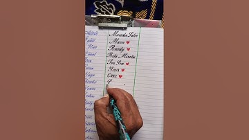 Subscriber Name Art – Live Handwriting 😍❤️💜