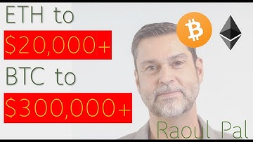 Raoul Pal Bitcoin and Ethereum - $20,000 ETH and $300,000 BTC
