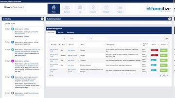 CRM Video 1   The Formitize CRM Dashboard 1