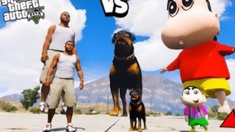 FRANKLIN DAD VS CHOP DAD VS SINCHAN DAD WHO IS STRONGER IN GTA 5?