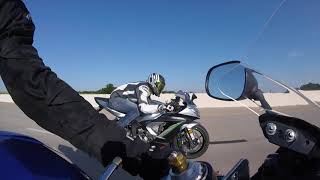 2008 R6 vs 2018 ZX6R 636 (Pulls)