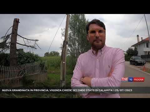 NUOVA GRANDINATA IN PROVINCIA, VIGONZA CHIEDE SECONDO STATO DI CALAMITA' | 25/07/2023