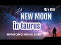NEW MOON IN TAURUS - All Signs - May 11th 2021