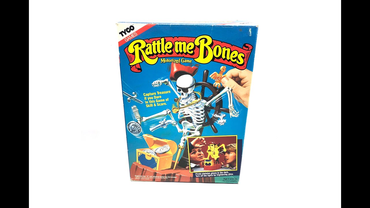 rattle me bones, tyco, ebay, vintage toys, vintage games, pirates, pirate, ...