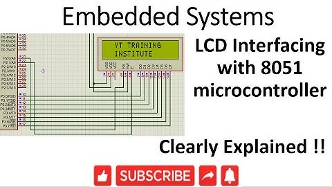 [ES-EN-22]LCD interfacing with 8051 microcontroller -lession-22