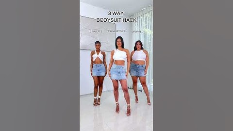 🚨FASHION HACK🚨 3 Ways to wear your bodysuit--Which one would you try?