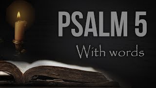 Psalm 5:1-12 | KJV Audio Bible | Give ear to my words, O Lord