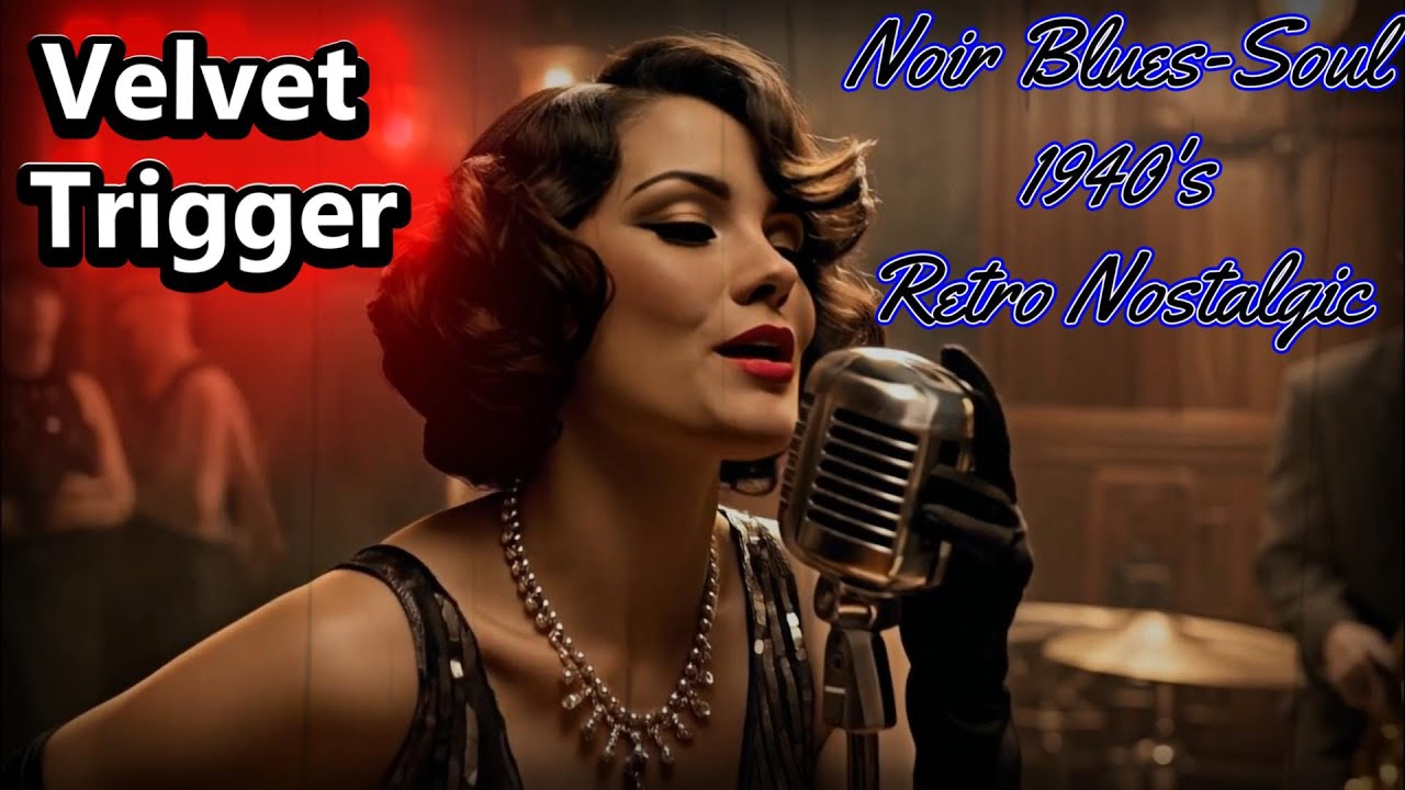 Velvet Trigger: Noir Blues-Soul with Vibes 1940's Retro Nostalgic Jazz