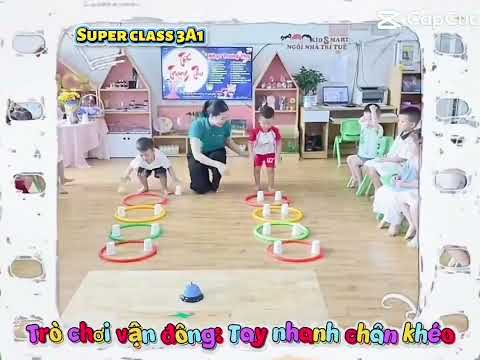 CÁC BÉ 3A1 VỚI TRÒ CHƠI VẬN ĐỘNG TAY NHANH CHÂN KHÉO