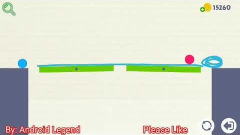 Brain physics map 2 level 119, 3 stars Android solution