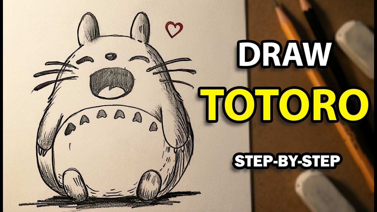 How to Draw Totoro | Slow Sketching Tutorial