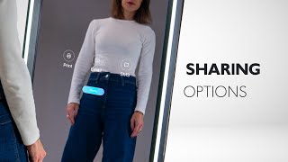 Razor Mirror Booth: Sharing Options