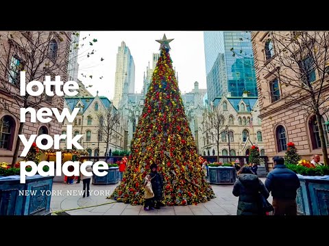 Lotte New York Palace Holiday Decorations | NYC