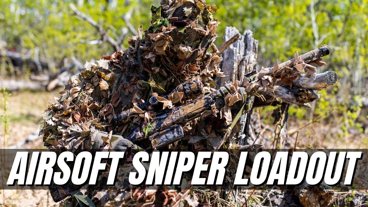 Most Silent Ghillie Sniper Loadout For Airsoft 