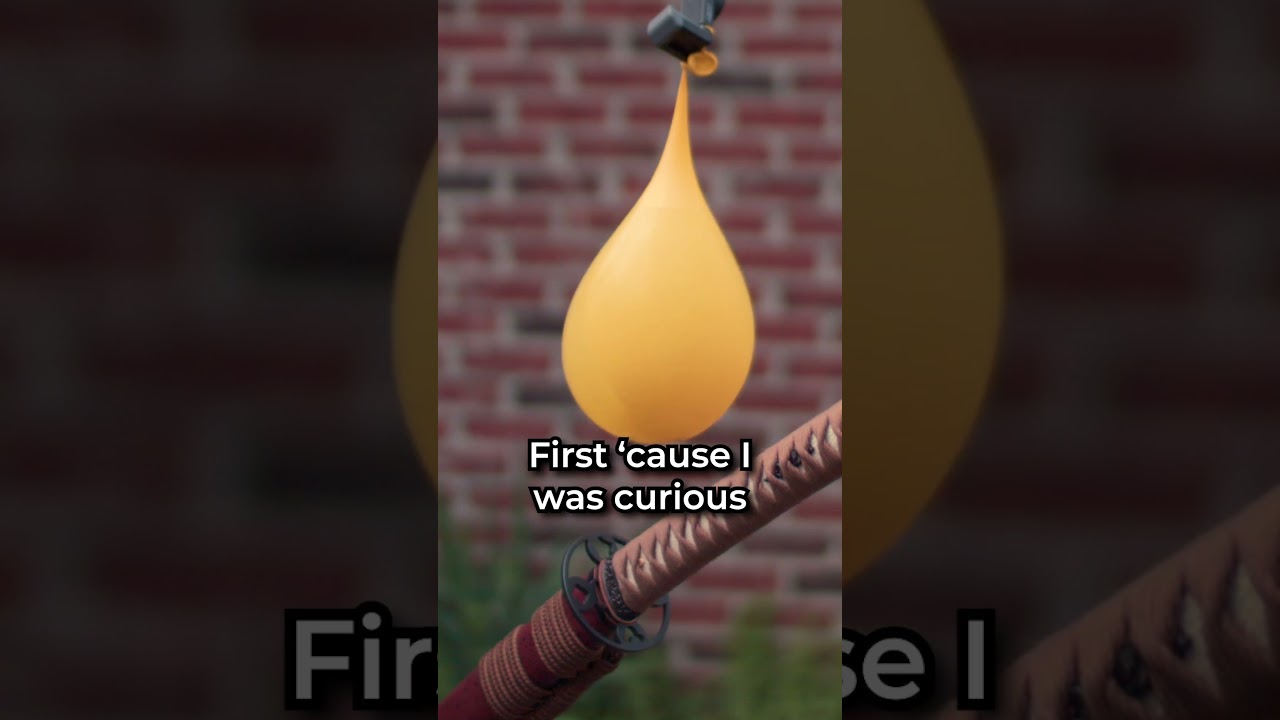 We Sliced A Water Balloon in Slow Motion!!